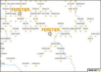 map of Feng-t\