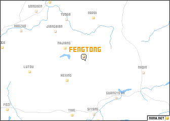 map of Fengtong