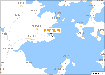 map of Fengwei