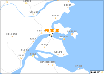 map of Fengwo