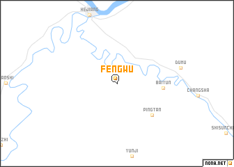 map of Fengwu