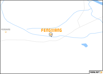 map of Fengxiang