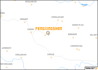 map of Fengxingshan