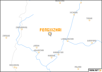 map of Fengxizhai