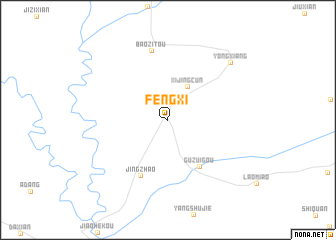 map of Fengxi