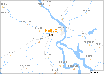map of Fengxi
