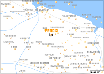 map of Fengxi