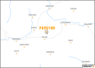 map of Fengyan