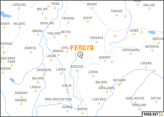 map of Fengya