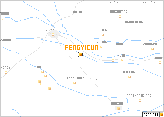 map of Fengyicun