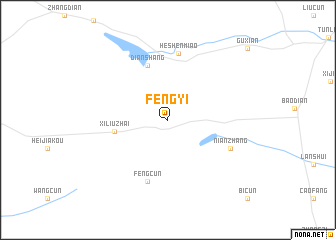 map of Fengyi