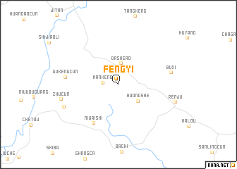 map of Fengyi