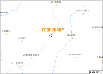 map of Fengyuan