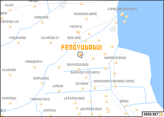map of Fengyudadui
