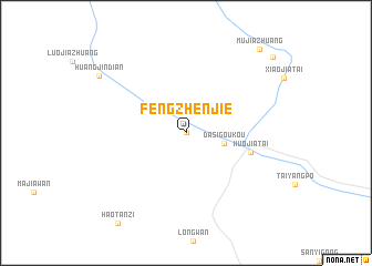 map of Fengzhenjie