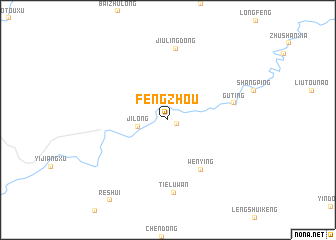 map of Fengzhou
