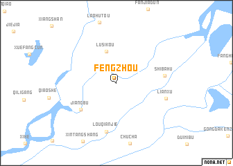 map of Fengzhou