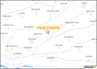 map of Fengzhuang