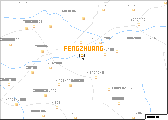 map of Fengzhuang