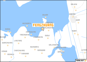 map of Fengzhuang