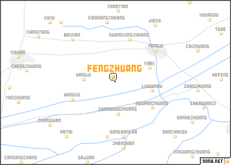 map of Fengzhuang