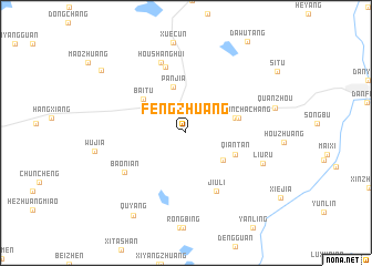 map of Fengzhuang