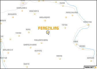 map of Fengziling