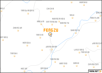 map of Fengzu