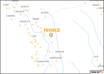 map of Feniace