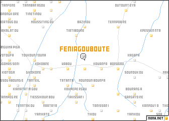 map of Féniagoubouté