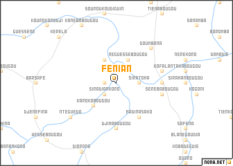 map of Fénian