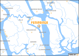 map of Fenipainga