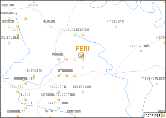 map of Feni