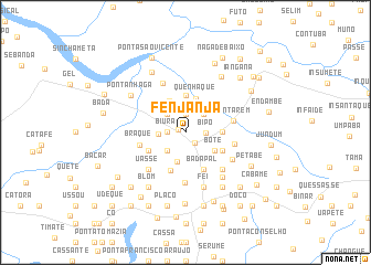 map of Fenjanja