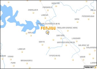 map of Fenjidu