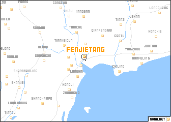 map of Fenjietang