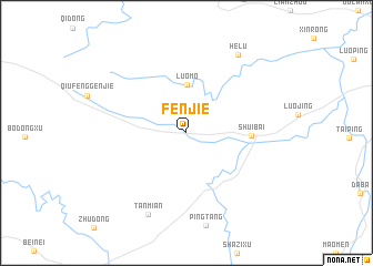 map of Fenjie