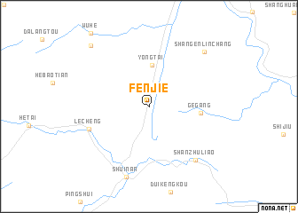 map of Fenjie