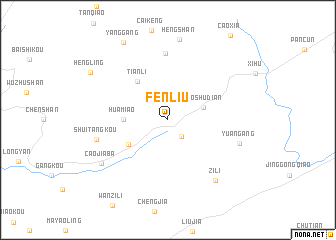 map of Fenliu