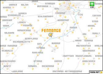 map of Fennange