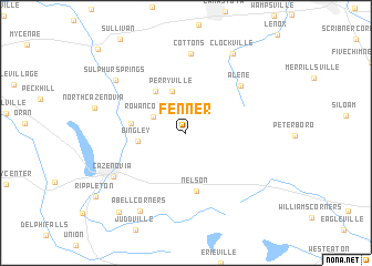 map of Fenner