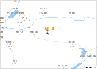 map of Fenno