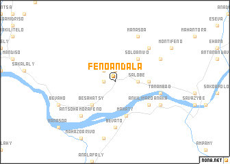 map of Fenoandala
