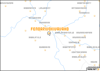 map of Fenoarivo-Kivavaho