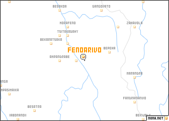 map of Fenoarivo