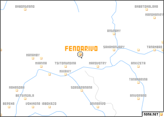 map of Fenoarivo