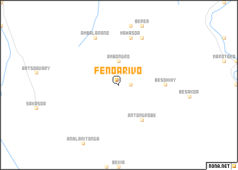 map of Fenoarivo