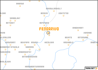 map of Fenoarivo