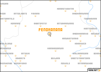 map of Fenomanana