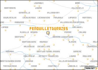 map of Fenouillet-du-Razès